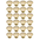 Ver imagem 1 de Kit 24 Puxadores de Móveis Pontos Dourados 3x2cm Armários Gavetas Tucson