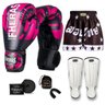 Kit Boxe Muay Thai Fheras Top Elite Rosa (03002331) - 7