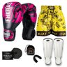Kit Boxe Muay Thai Fheras Top Elite Rosa (03002351) - 1