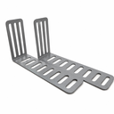 Ver imagem 1 de Kit Frame Adaptador Cabeceira Box Casal Queen King Solteiro Cor Prateado - Sallar Home