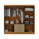 Ver imagem 4 de Guarda-Roupa Casal 6 Portas 6 Gavetas 100% MDF Berlin Espresso Móveis