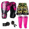 Kit Boxe Muay Thai Fheras Top Elite Rosa (03002389) - 7