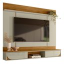 Ver imagem 1 de Painel Home Suspenso Aura Cumaru/opala para Tv até 65” - Madetec