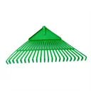 Ver imagem 2 de Vassoura Jardim Plástica Verde 22 Dentes com Cabo - Gerplast