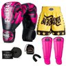 Kit Boxe Muay Thai Fheras Top Elite Rosa (03002396) - 7