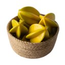 Ver imagem 4 de 4 Frutas Artificiais de Carambola Perfeitas para Decoração de Cozinha, Buffets e Mesas de Festa