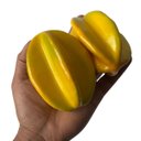 Ver imagem 3 de 4 Frutas Artificiais de Carambola Perfeitas para Decoração de Cozinha, Buffets e Mesas de Festa