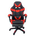 Ver imagem 3 de Cadeira Gamer Stillus Ergonômica com Apoio para Os Pés - Vermelho - 1 + E-book