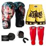 Kit Boxe Muay Thai Fheras Top EUA (03001024) - 1