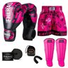 Kit Boxe Muay Thai Fheras Top Elite Rosa (03002403) - 7