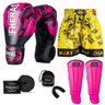Kit Boxe Muay Thai Fheras Top Elite Rosa (03002404) - 1