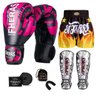 Kit Boxe Muay Thai Fheras Top Elite Rosa (03002473) - 1
