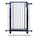 Ver imagem 1 de Grade e portão pet, cachorro, bebê, para vãos de 66cm a 70cm