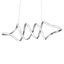Ver imagem 1 de Lustre Clássico Sky em Metal e Led para Sala de Jantar e Ambientes Modernos - 25x86cm