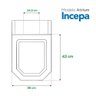 Tampa de Vaso Sanitário Atrium Incepa Branco Sicmol - 3