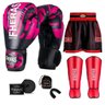 Kit Boxe Muay Thai Fheras Top Elite Rosa (03002549) - 7