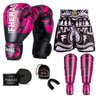 Kit Boxe Muay Thai Fheras Top Elite Rosa (03002538) - 7