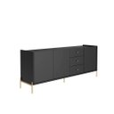 Ver imagem 2 de Buffet Jasper 185cm Preto Touch Provincia