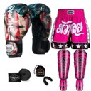Ver imagem 7 de Kit Boxe Muay Thai Fheras Top EUA (03001215)