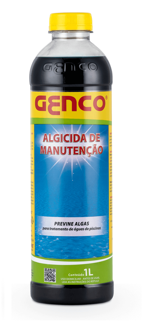 Algicida (previne Algas) Manutenção para Piscina 1l Genco Unico