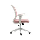 Ver imagem 4 de Cadeira de Escritório Diretor Pelegrin Pel-0238 Branco e Rosa