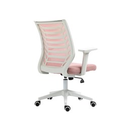 Cadeira de Escritório Diretor Pelegrin Pel-0238 Branco e Rosa - 5