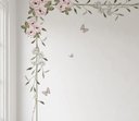 Ver imagem 2 de Papel de parede floral infantil para quarto de bebê M² PP118