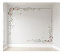 Ver imagem 1 de Papel de parede floral infantil para quarto de bebê M² PP118
