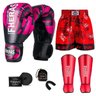 Kit Boxe Muay Thai Fheras Top Elite Rosa (03002551) - 1