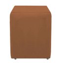 Ver imagem 1 de Puff Banco Dado Suede Terracota Decorativo Para Sala