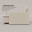 Ver imagem 4 de Sofá Cama Retrátil em Madeira Eucalipto e Bouclê 200cm Flórida