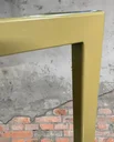 Ver imagem 2 de Conjunto Mesa de Jantar Quadrada Preta 2 Cadeiras Estofado Riviera Industrial Don Castro Marrom