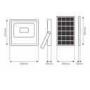 Ver imagem 3 de Refletor Solar Led Tr Sun Taschibra 100w Preto 6500k C/ Controle Remoto