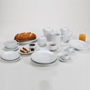 Ver imagem 1 de Prato Fundo Bar Hotel 24 Peças Porcelana Germer