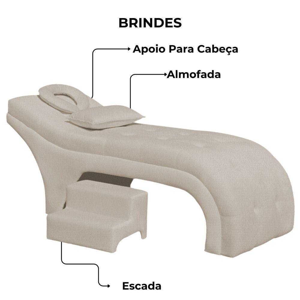 Maca Estofada Estética Botonê 60 Cm Sobrancelha Cilios Cor:bege - 6