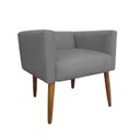 Ver imagem 1 de Banco Decorativo Nina Suede Cinza - Dominic Decor