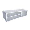 Rack Sala Suspenso Branco Em Mdf - 1