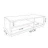 Rack Sala Suspenso Branco Em Mdf - 4