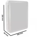 Ver imagem 3 de Armário Banheiro C\ Espelho Embutir Sobrepor Plasbohn Branco