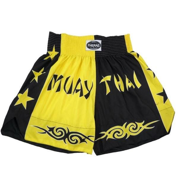 Kit Boxe Muay Thai Fheras Top Elite Vermelho (03002260) - 10