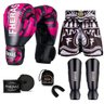 Kit Boxe Muay Thai Fheras Top Elite Rosa (03002496) - 7