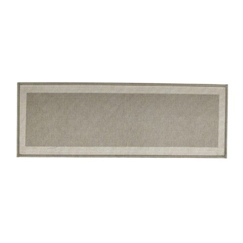 Tapete/Passadeira Antiderrapante 50x1,8m Multi Square Gold/Bege Kacyumara - Casa k