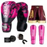 Kit Boxe Muay Thai Fheras Top Elite Rosa (03002497) - 1