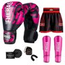 Kit Boxe Muay Thai Fheras Top Elite Rosa (03002499) - 7