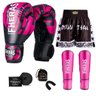 Kit Boxe Muay Thai Fheras Top Elite Rosa (03002503) - 6