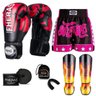 Kit Boxe Muay Thai Fheras Top Elite Vermelho (03002282) - 1
