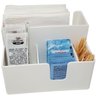 Kit 4 Porta Sachês Guardanapos Açúcar Organizadores Bancada Branco - 5