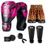Kit Boxe Muay Thai Fheras Top Elite Rosa (03002356) - 1