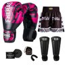 Kit Boxe Muay Thai Fheras Top Elite Rosa (03002358) - 6