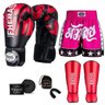 Kit Boxe Muay Thai Fheras Top Elite Vermelho (03002312) - 1